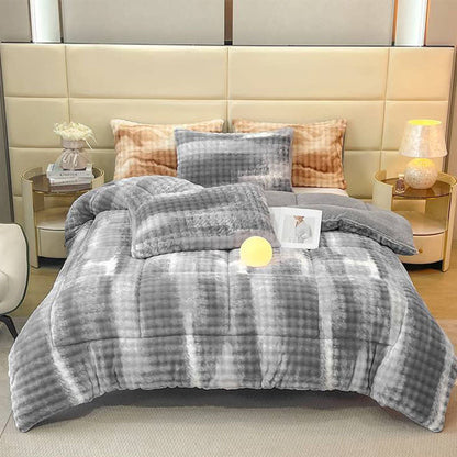 Fluffy Gradient Color Sherpa Warm Blankets - image 5