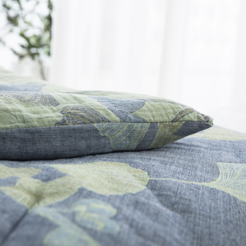Ginkgo Leaf Organic Cotton Gauze Bedding - image 6