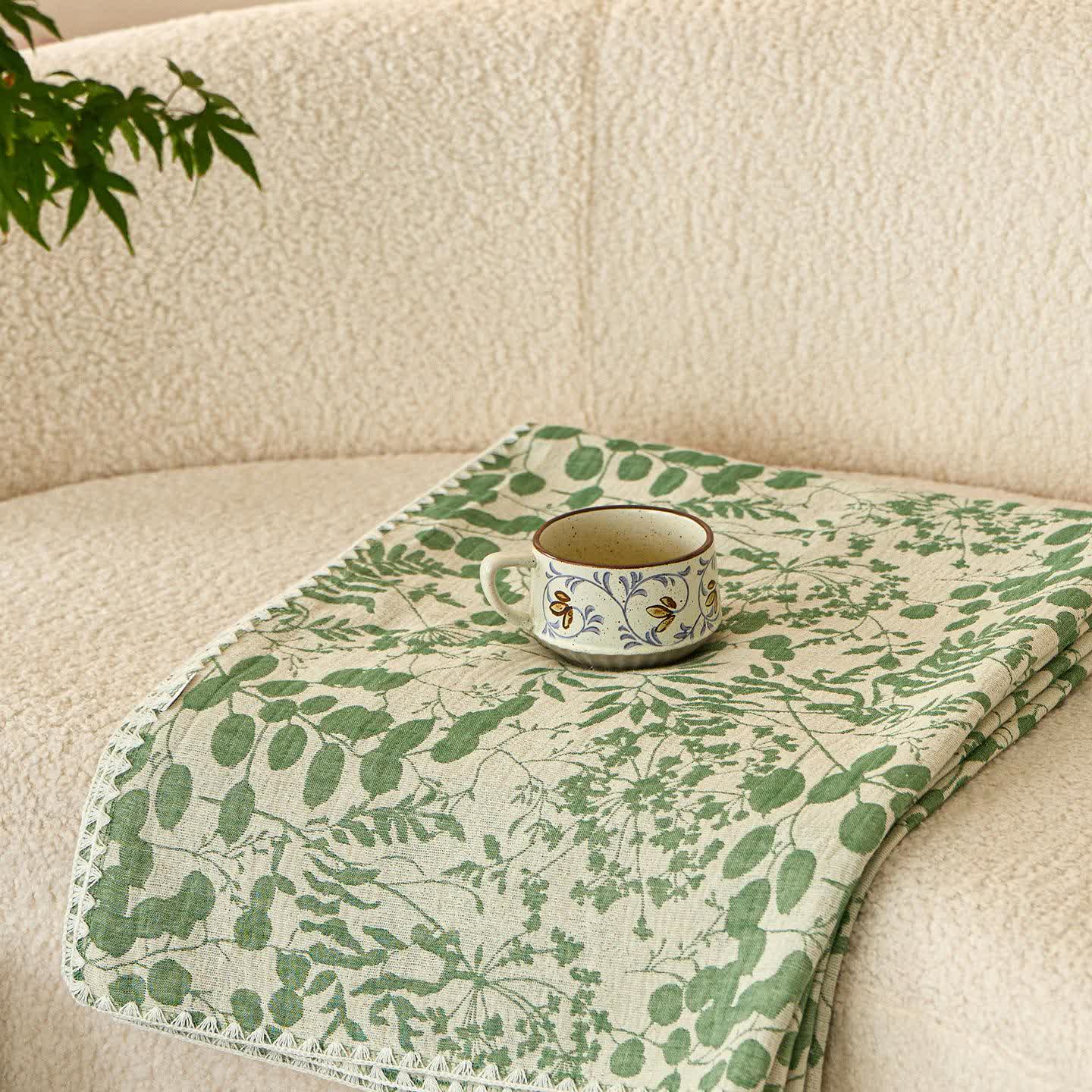 Soft Style Floral Cotton Gauze Quilt - image 27