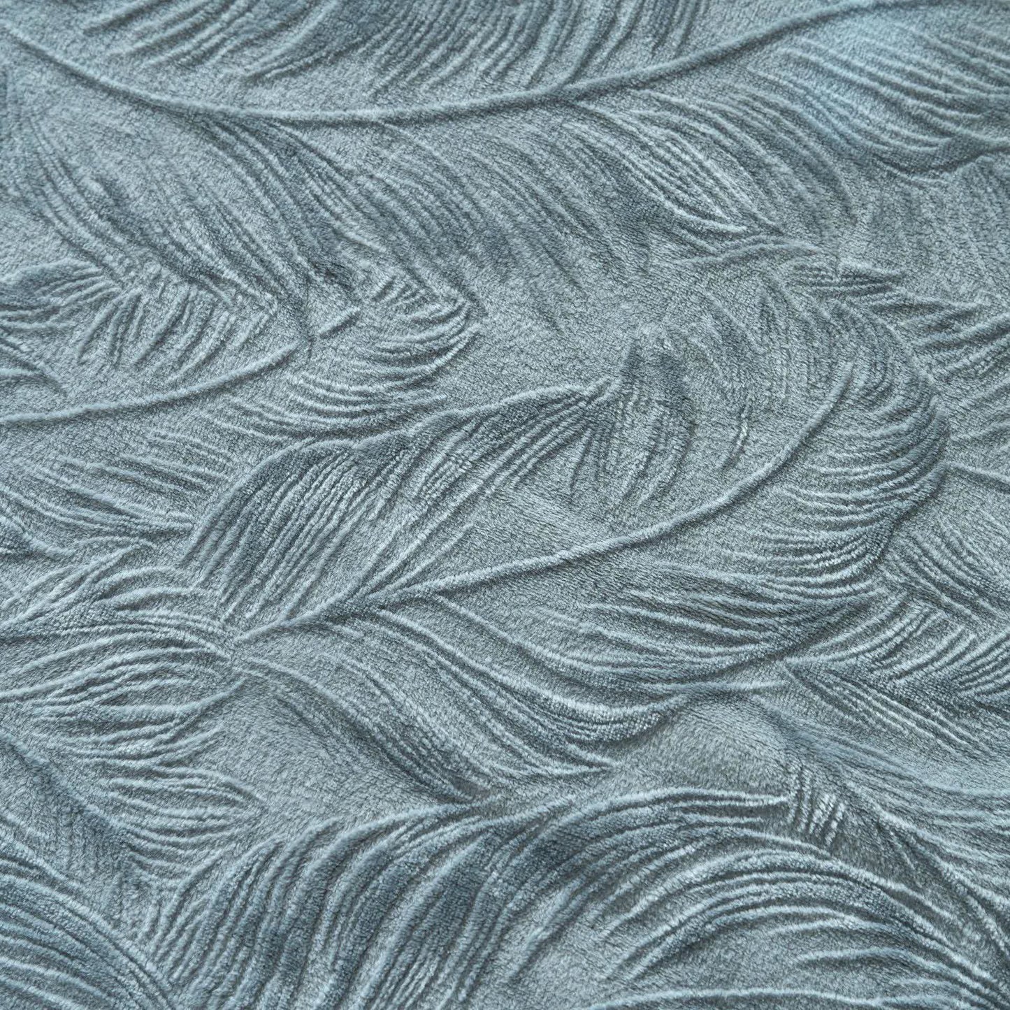 Leaf Textured Warm Throw Blanket - image 3