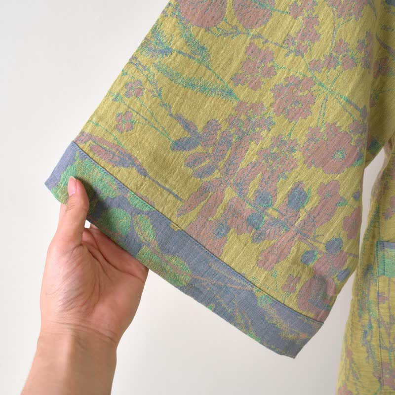 Ownkoti Lotus Organic Cotton Gauze Kimono Robe - image 6
