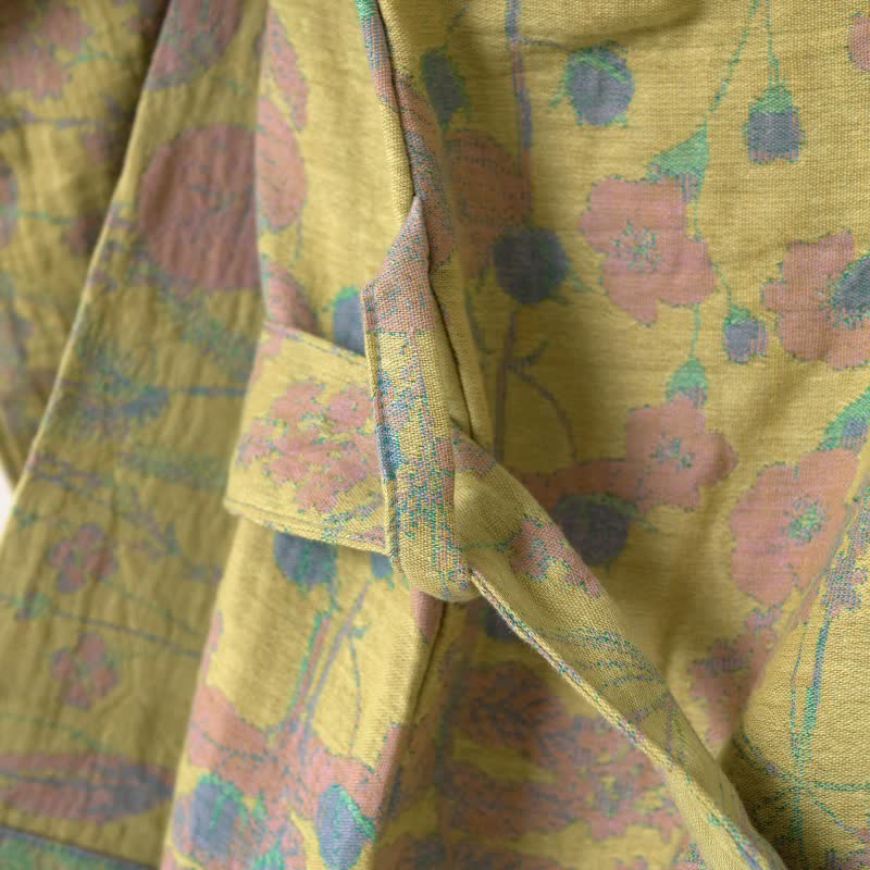 Lotus Organic Cotton Gauze Kimono Robe - image 5