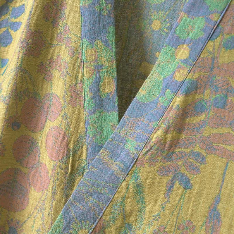 Lotus Organic Cotton Gauze Kimono Robe - image 3