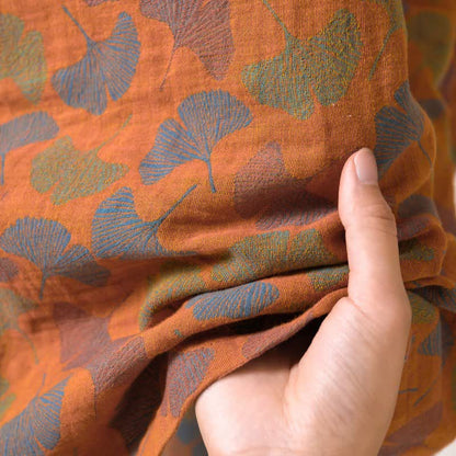 Ownkoti Ginkgo Biloba Cotton Gauze Japanese Robe - image 10
