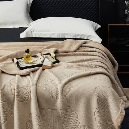 Ginkgo Leaf Textured Throw Blanket - image 9