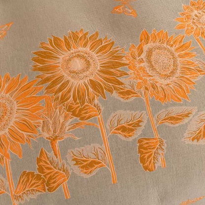 Sunflower Butterfly Cotton Gauze Bedding Set(4PCS) - image 5