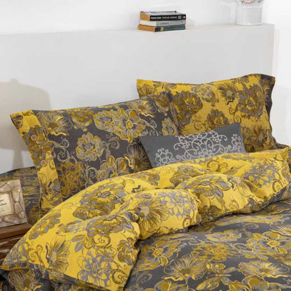 Floral Butterfly Cotton Gauze Bedding Set(4pcs) - image 10