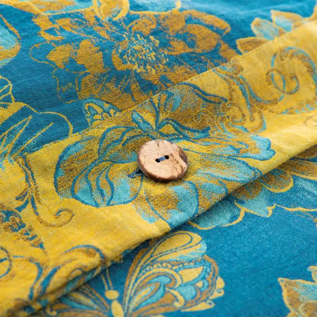 Floral Butterfly Cotton Gauze Bedding Set(4pcs) - image 4