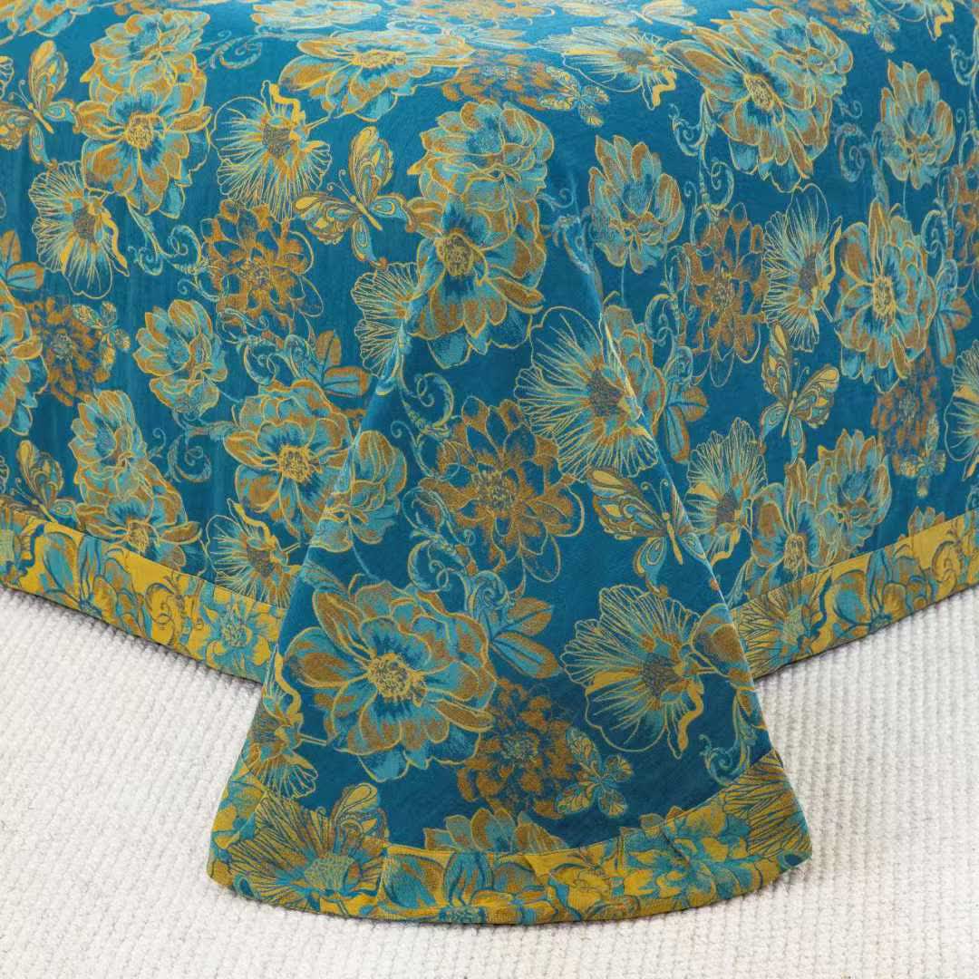 Floral Butterfly Cotton Gauze Bedding Set(4pcs) - image 8