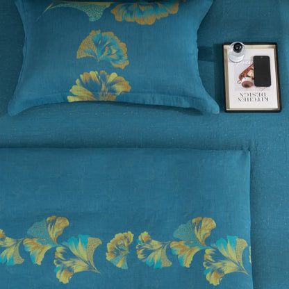 Ginkgo-inspired Cotton Gauze Bedding Set(4pcs) - image 7