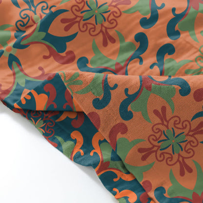 Ownkoti Geometric Pattern Cotton Kimono Loungewear Set - image 9