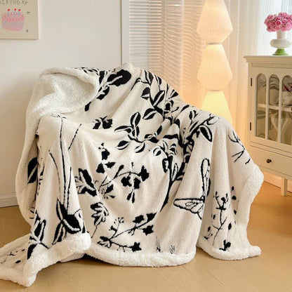 Tree Butterfly Jacquard Throw Blanket - image 12