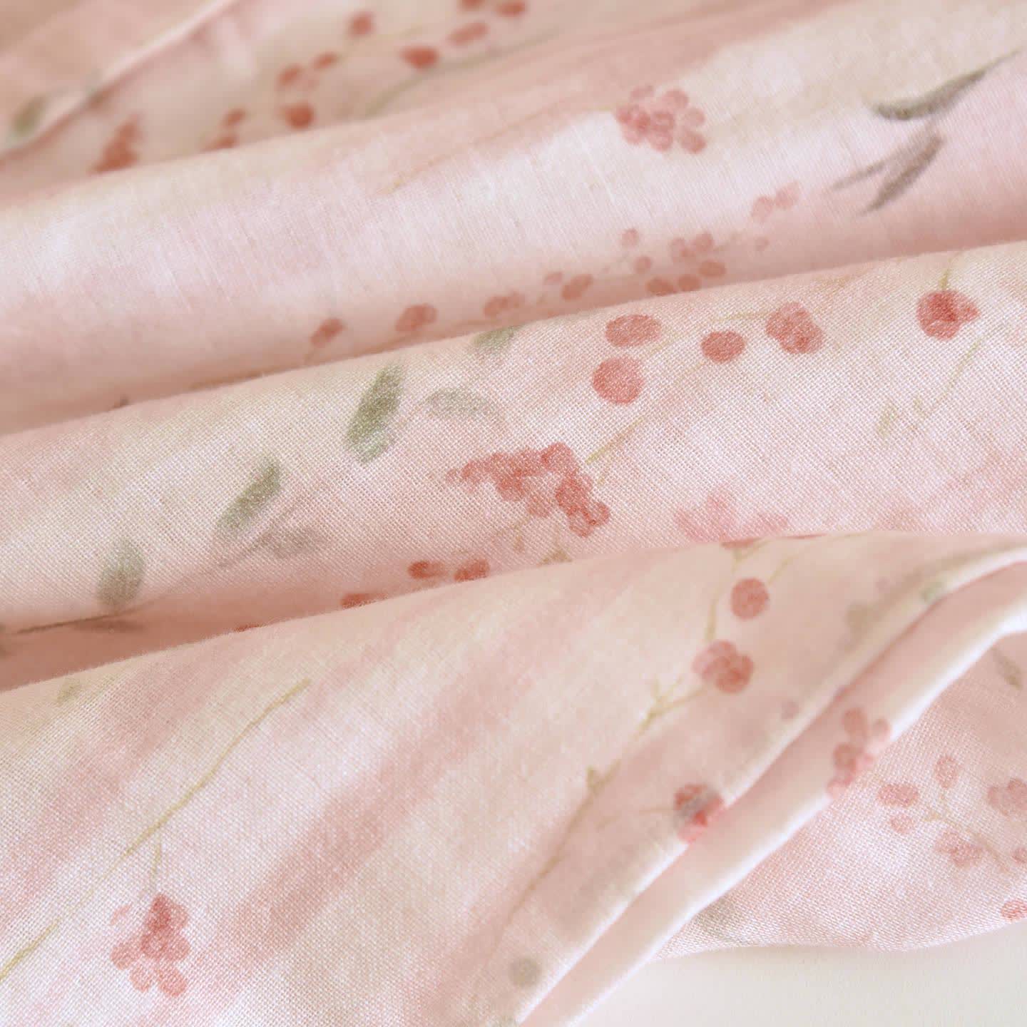 Pink Striped Floral Kimono Loungewear Set - image 12