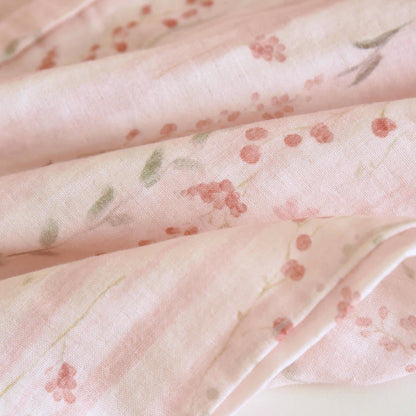 Pink Striped Floral Kimono Loungewear Set - image 12
