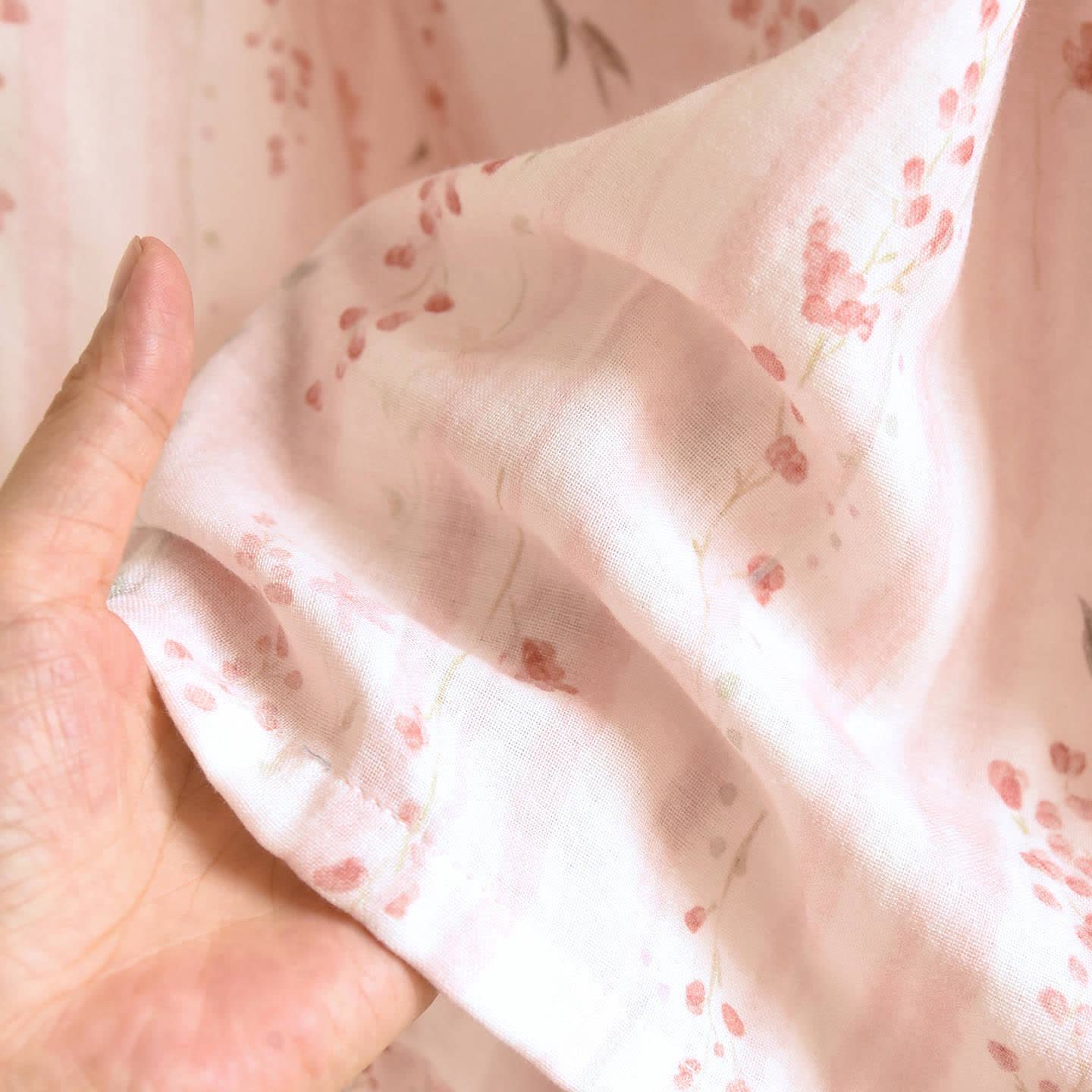 Pink Striped Floral Kimono Loungewear Set - image 7