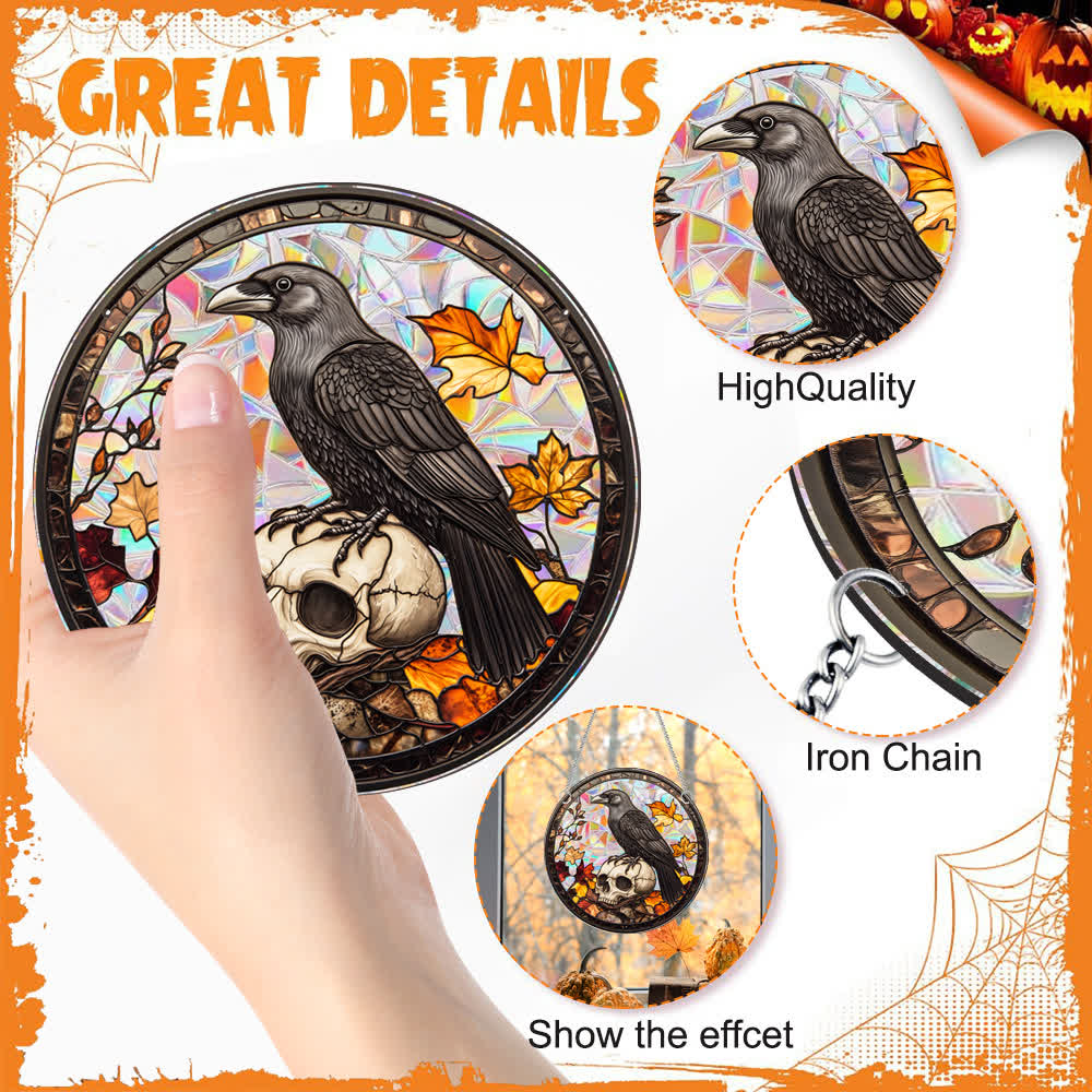 Halloween Stained Sun Catcher  Window Hanging - image 4