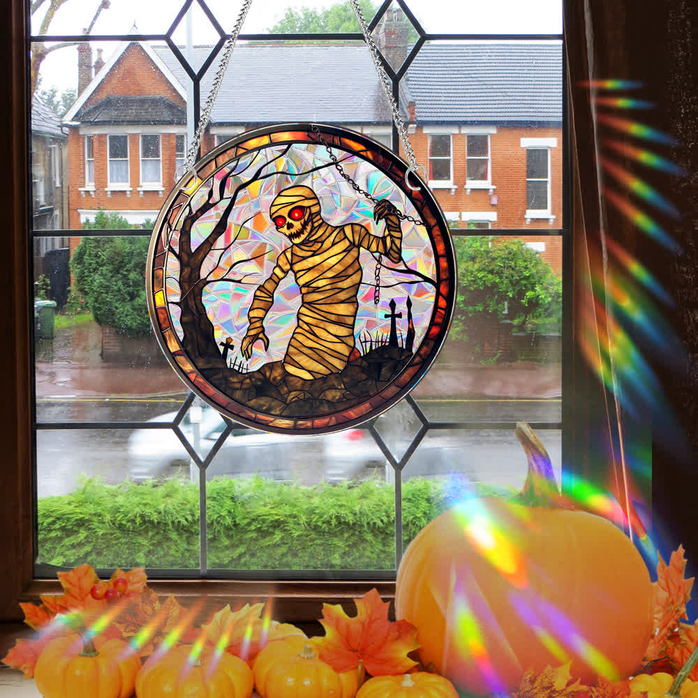 Spooky Halloween Window Hanging Decoration - 6PCS - image 0