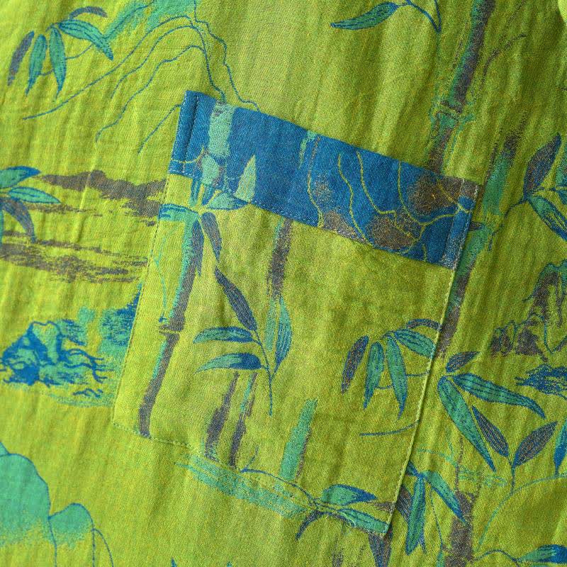 Ownkoti Two-Tone Bamboo Cotton Gauze Kimono Robe - image 10