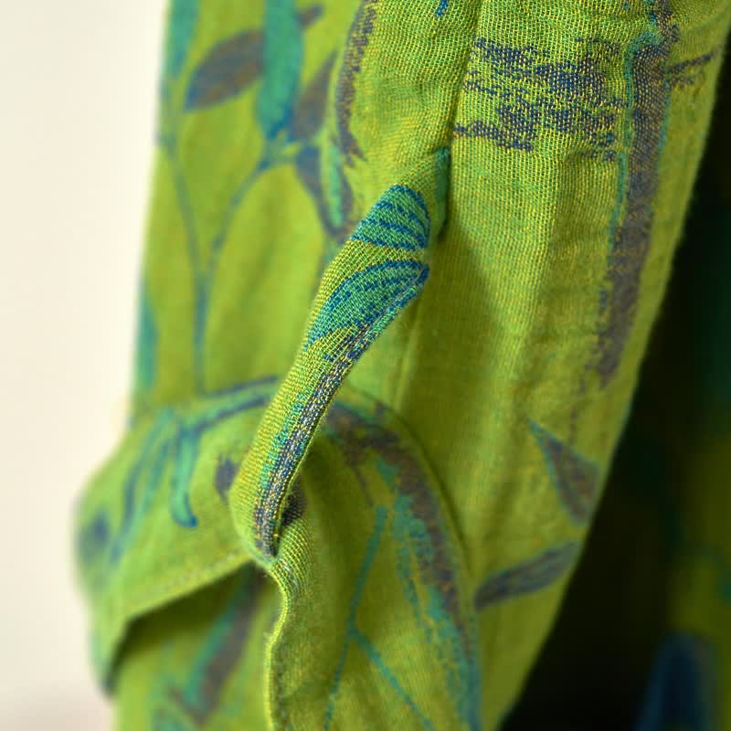 Ownkoti Two-Tone Bamboo Cotton Gauze Kimono Robe - image 13