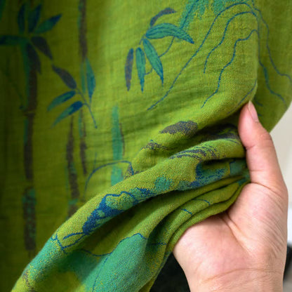 Ownkoti Two-Tone Bamboo Cotton Gauze Kimono Robe - image 12