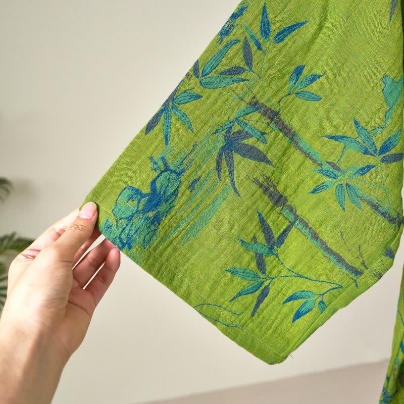 Bamboo Cotton Gauze Kimono Loungewear Set - image 8