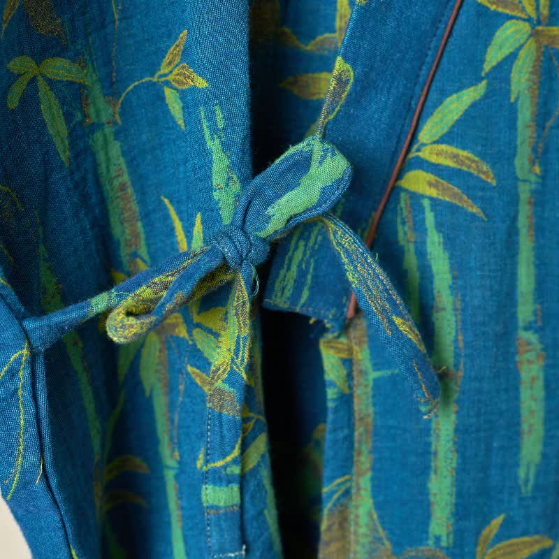 Bamboo Cotton Gauze Kimono Loungewear Set - image 18