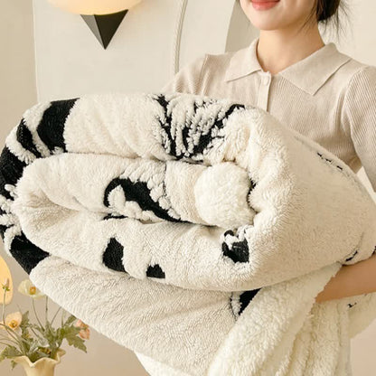 Botanical Leaf Butterfly Warm Throw Blanket - image 5