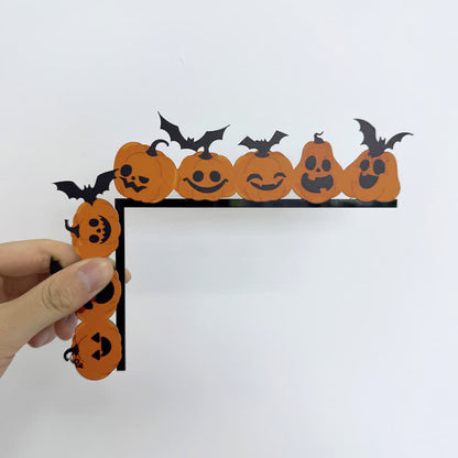 Pumpkin Bat Door Corner Decoration - image 1
