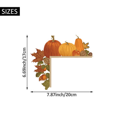Maple Leaf Pumpkin Door Corner Decoration - image 2