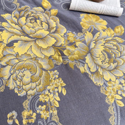 Luxury Peony Cotton Gauze Jacquard Quilt - image 4