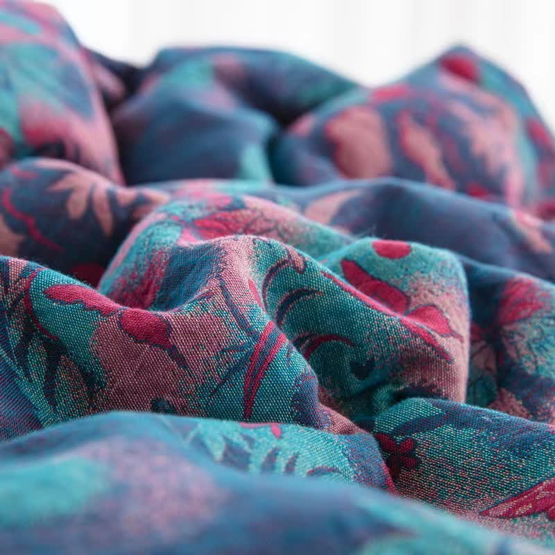 Artistic Butterfly Cotton Gauze Jacquard Quilt - image 7