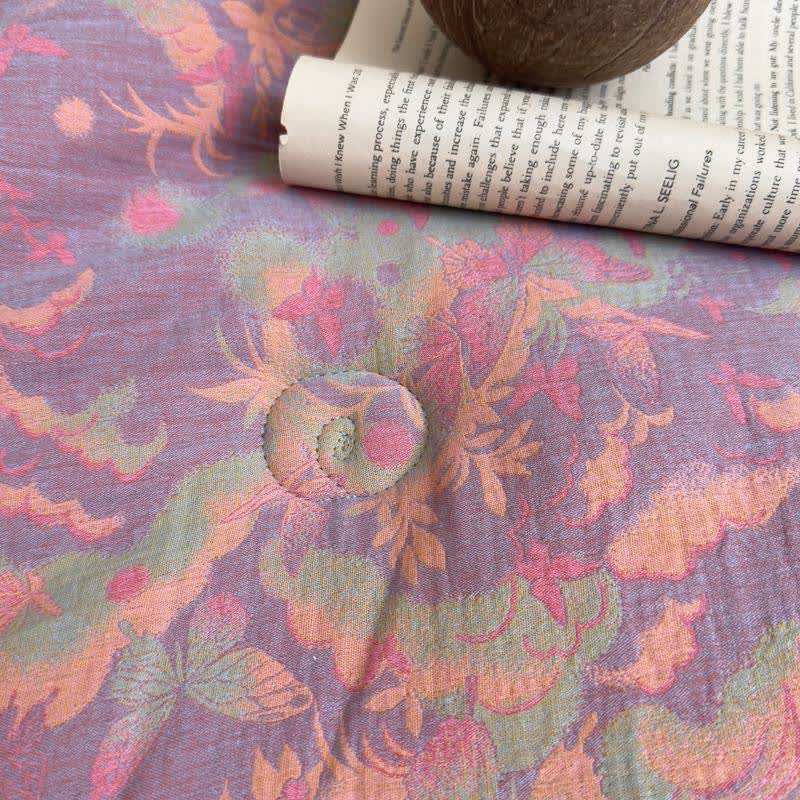 Artistic Butterfly Cotton Gauze Jacquard Quilt - image 10