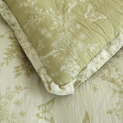 Branch Butterfly Cotton Gauze Jacquard Quilt - image 8
