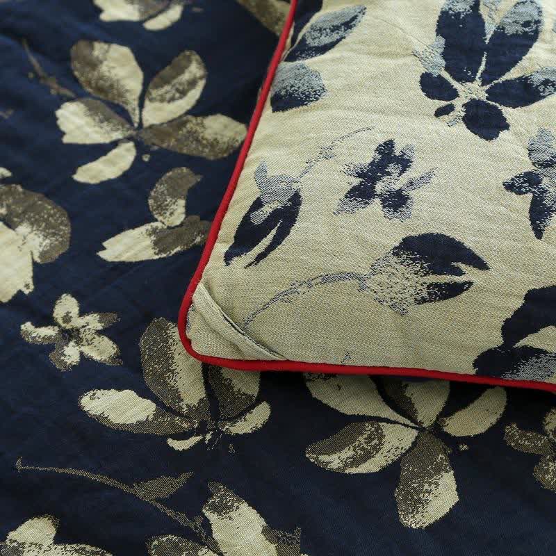 Flourish Flower  Cotton Gauze Jacquard Quilt - image 19