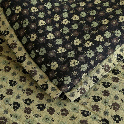 Retro Floral  Cotton Gauze Jacquard Quilt - image 6