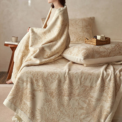 Jungle Jacquard Warm Throw Blanket - image 4