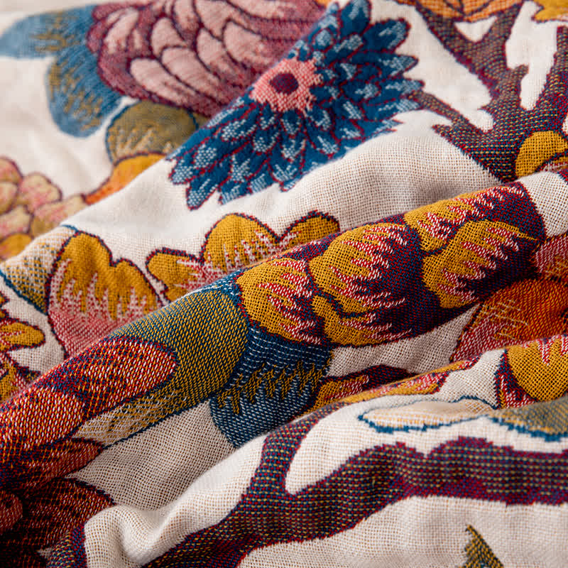 Luxury Floral Butterfly Natural Cotton Quilt - image 3