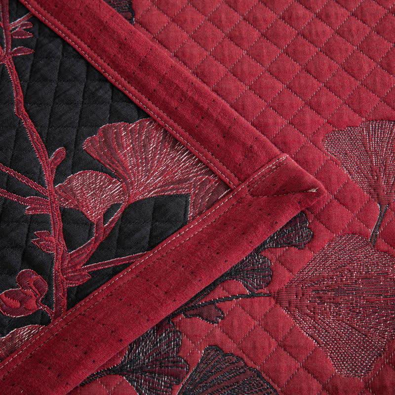 Ownkoti Ginkgo Leaf Organic Cotton Reversible Quilt - image 6