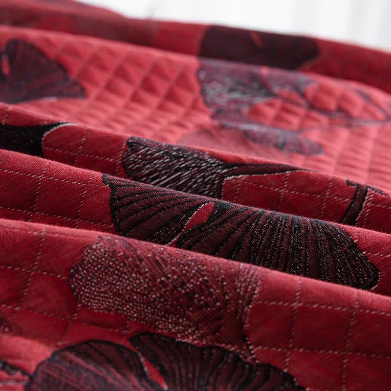 Ownkoti Ginkgo Leaf Organic Cotton Reversible Quilt - image 8