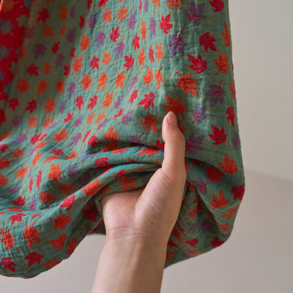 Ownkoti Maple Leaf Organic Cotton Kimono Robe - image 10