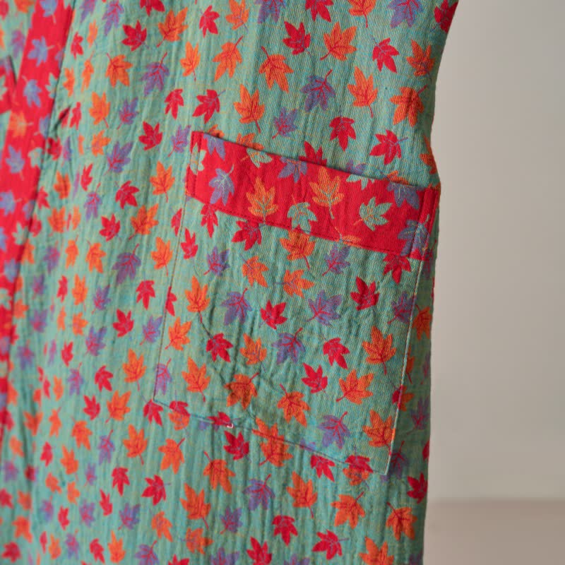 Ownkoti Maple Leaf Organic Cotton Kimono Robe - image 7