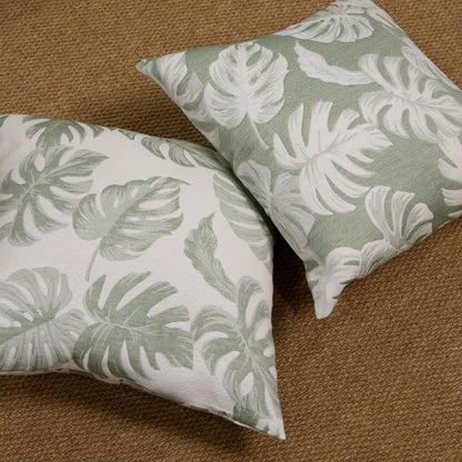 Ownkoti Monstera Cotton Gauze Jacquard Square Pillowcases(2PCS) - image 1