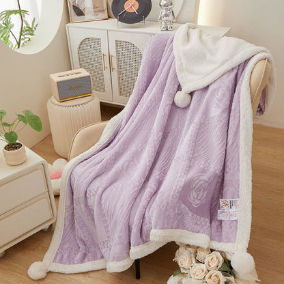 Camellia Textured Warm Throw Blanket - image 19