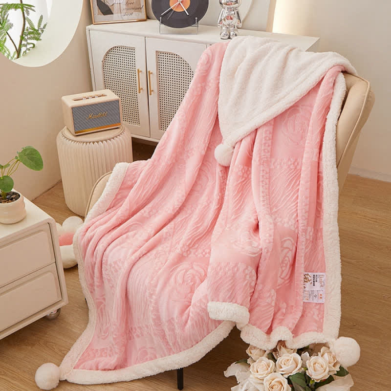 Camellia Textured Warm Throw Blanket - image 9