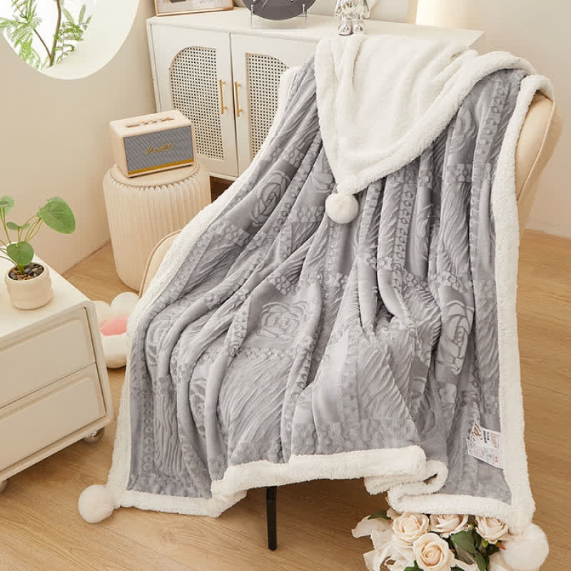 Camellia Textured Warm Throw Blanket - image 11