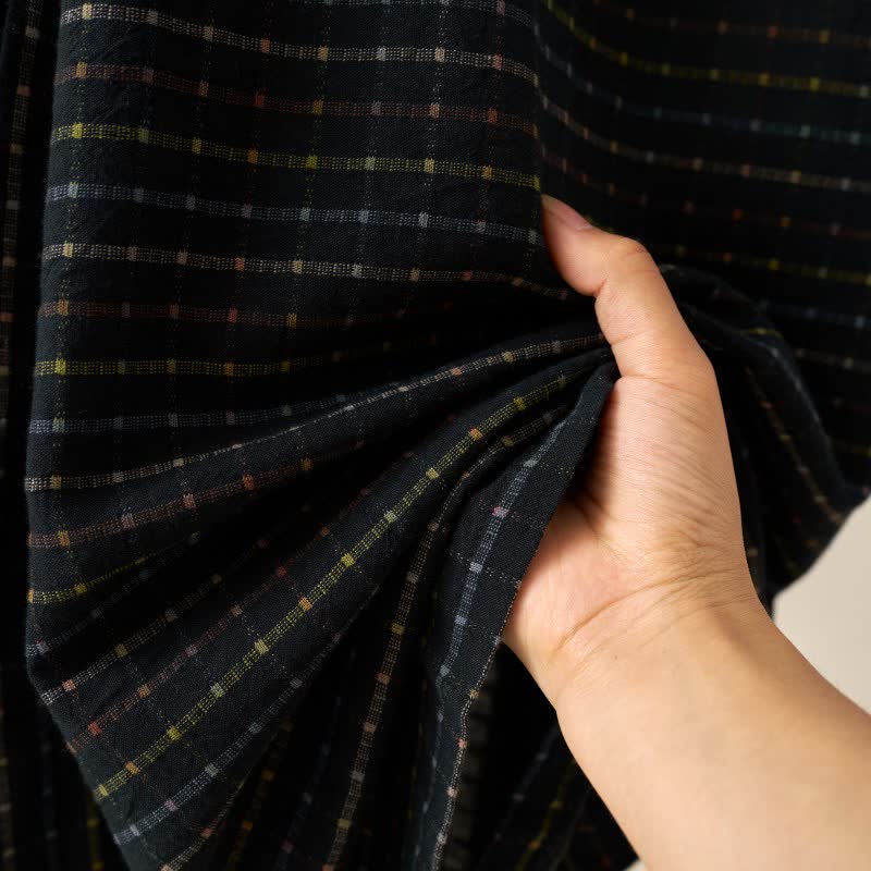 Ownkoti Plaid Organic Cotton Kimono Yukata Robe - image 9