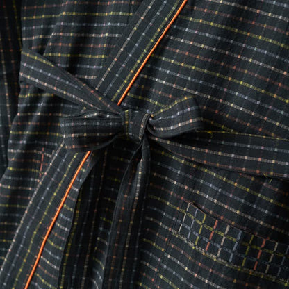 Ownkoti Plaid Organic Cotton Kimono Yukata Robe - image 6