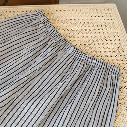 Pure Cotton Simple Striped Loungewear Set - image 11