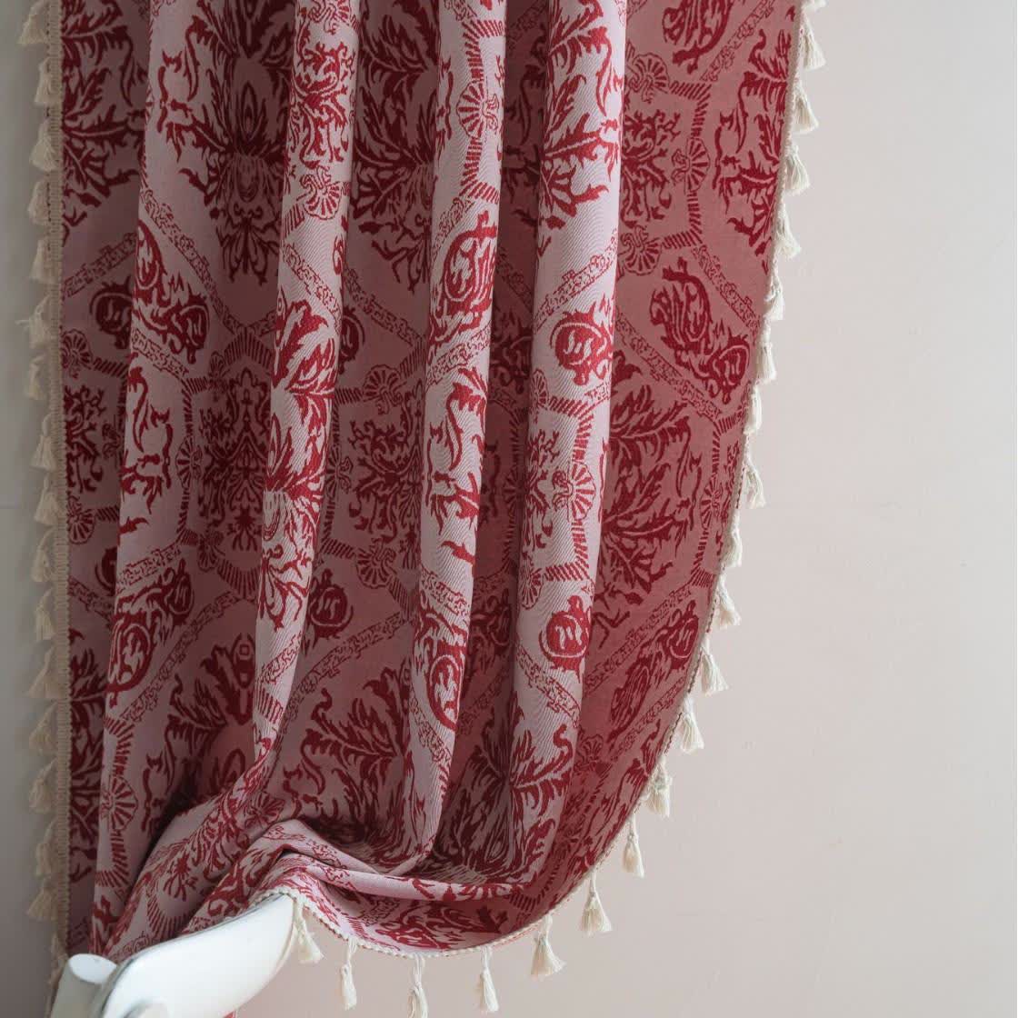 Ethnic Style Retro Pattern Jacquard Curtain - image 4