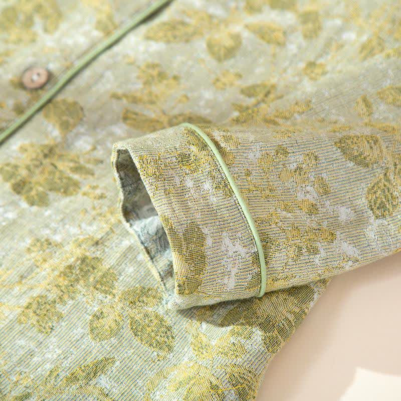 Ownkoti Pastoral Leaf Cotton Gauze Loungewear Set - image 8